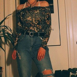 off the shoulder top from H&M